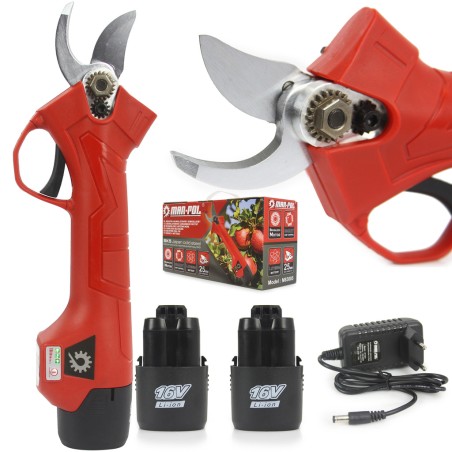 Forbice potatura Cesoie elettriche a batteria 16V 3Ah cordless senza filo